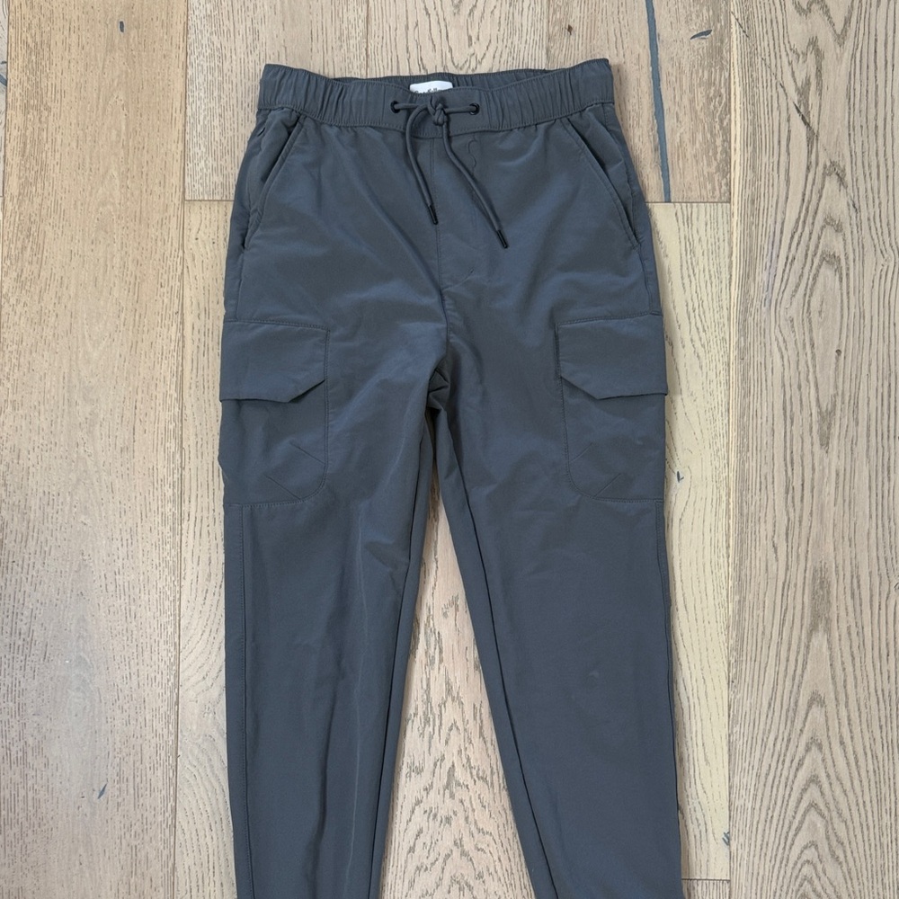 Goodfellow Men's Cargo Jogger Pants - Dark Gray